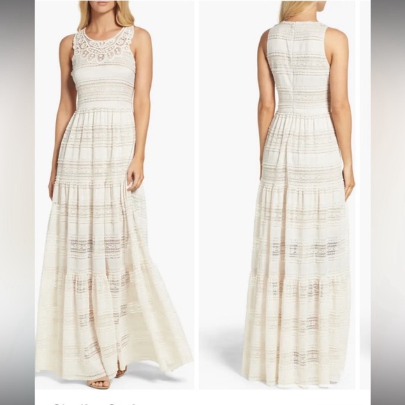 Eliza J. cream lace dress - Picture 3 of 11